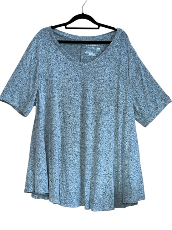 Lane Bryant Tops - 𝐋𝐀𝐍𝐄 𝐁𝐑𝐘𝐀𝐍𝐓 | GRAY HEATHERED FLOWY TOP